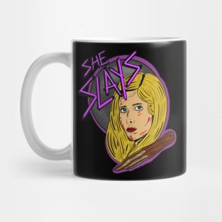 She Slays Buffy The Vampire Slayer Mug